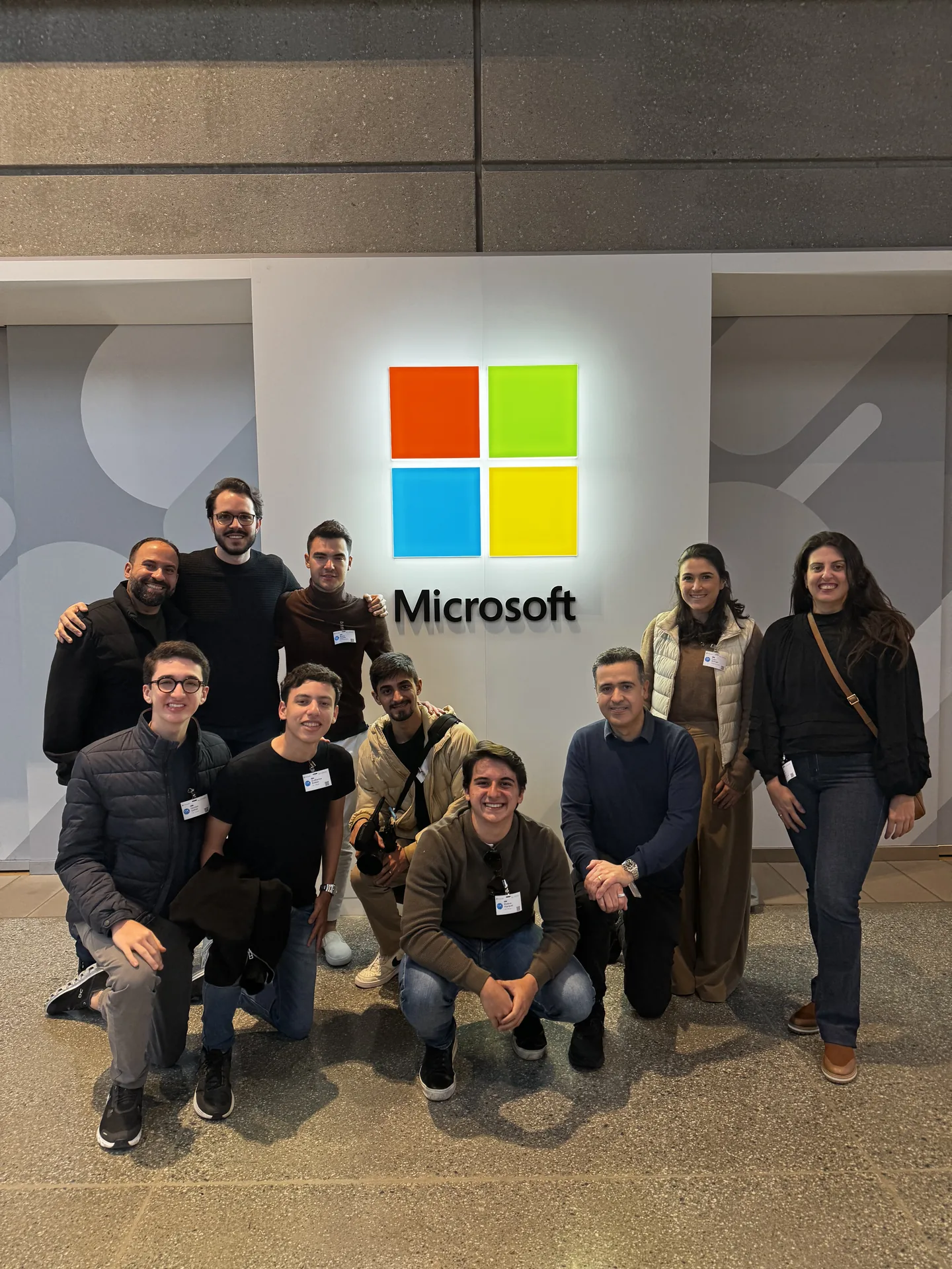Grupo de imersão na Microsoft em Mountain View