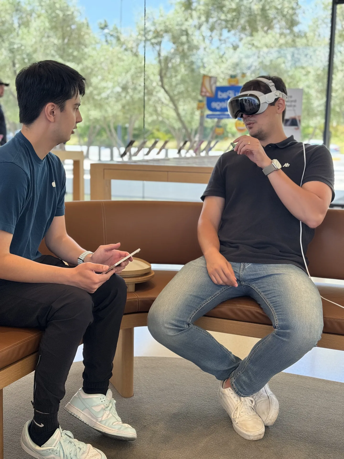 Testando o Apple Vision Pro em Cupertino