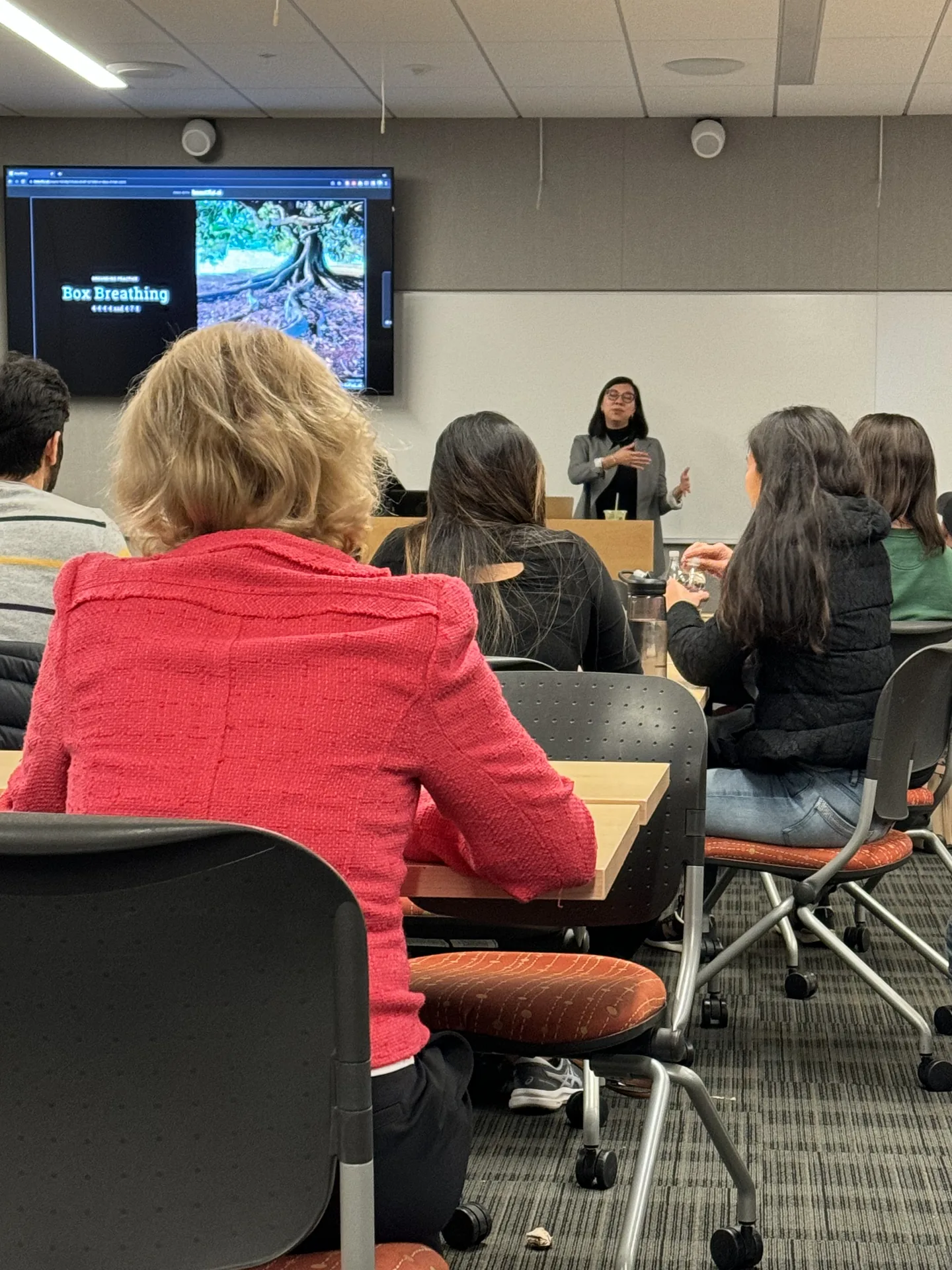 Aula exclusiva com professora de Stanford