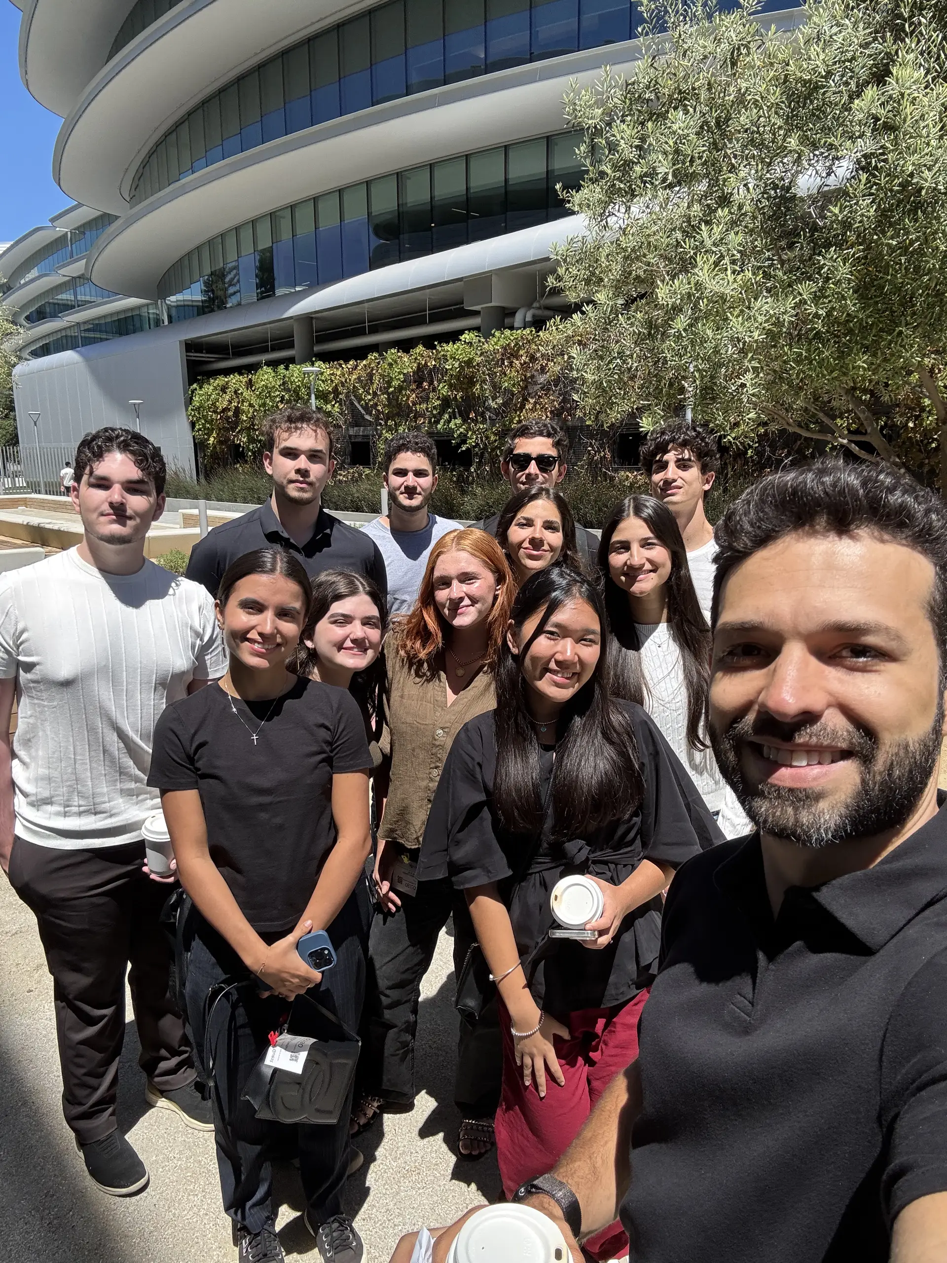 IDP GO College immersion group at the Apple campus